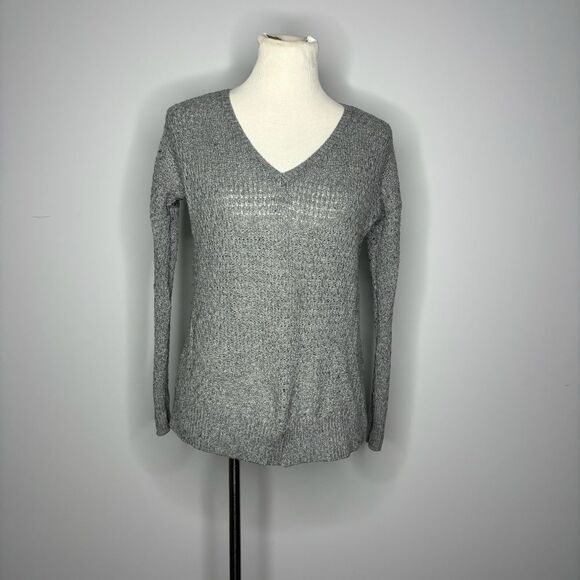 American Eagle Outfitters- Grey V-Neck Sweater - Picture 1 of 4